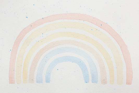 Watercolor Rainbow Wallpaper Murals