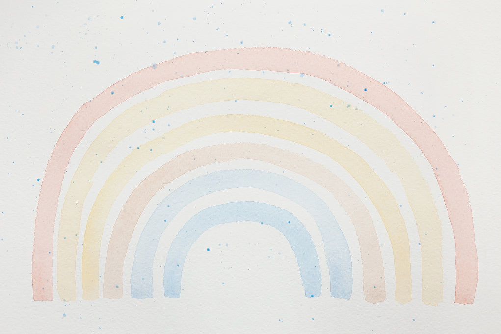 Watercolor Rainbow Wallpaper Murals