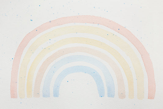 Watercolor Rainbow Wallpaper Murals