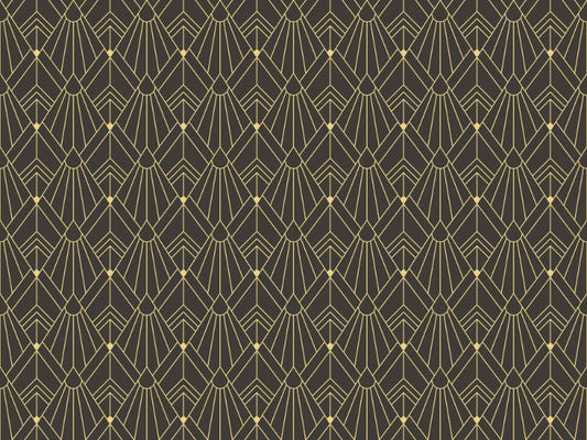 Abstract Art Deco Tiles Pattern Wallpaper