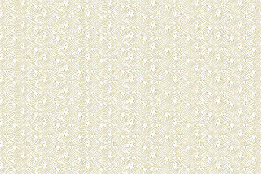 Nude Line Small Face Wallpaper mural