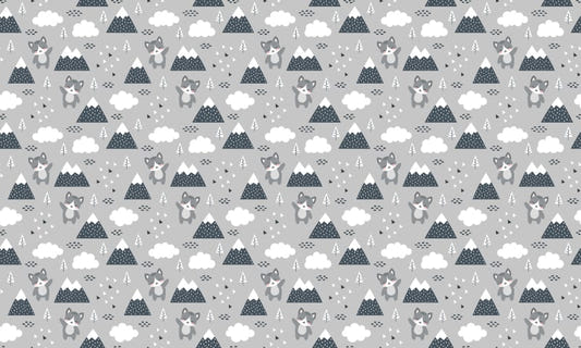 Kitty Tales in the Woods Kids Wallpaper