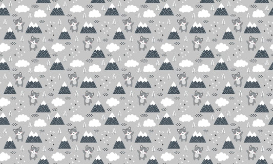Kitty Tales in the Woods Kids Wallpaper