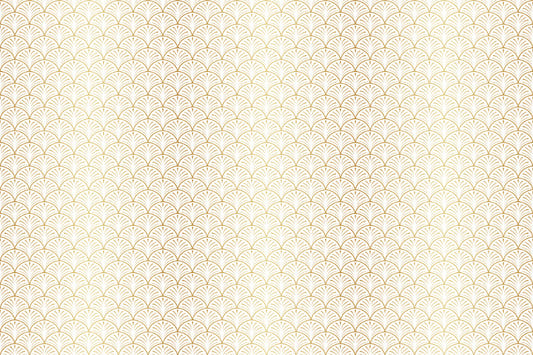 Luxurious Golden Art Deco Wallpaper