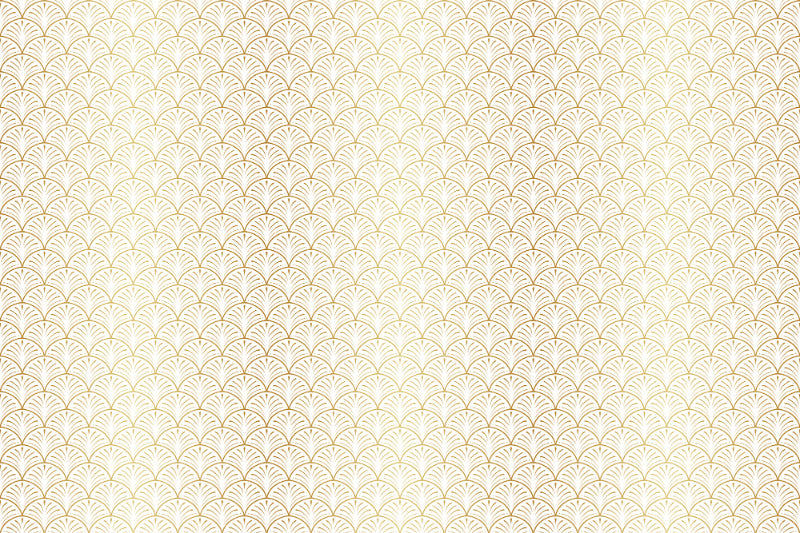 Luxurious Golden Art Deco Wallpaper in your room — zoomed
