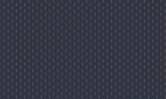 Enchanting Azure Art Deco Wallpaper