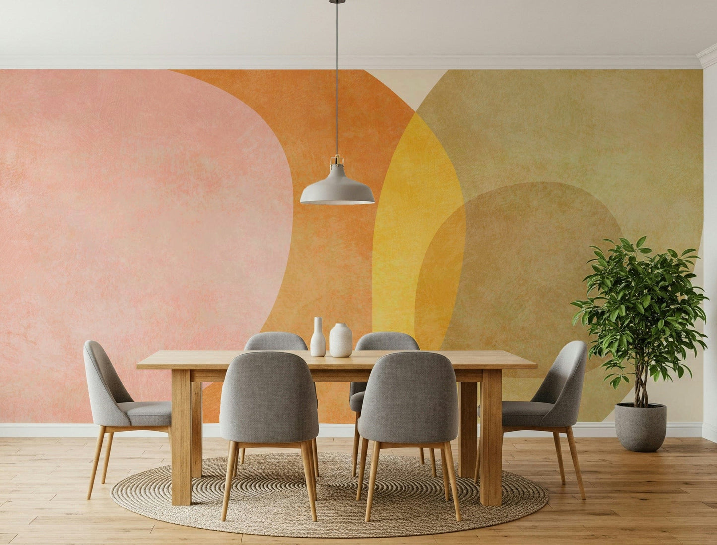 Abstract Arches Wall Mural - 2632093