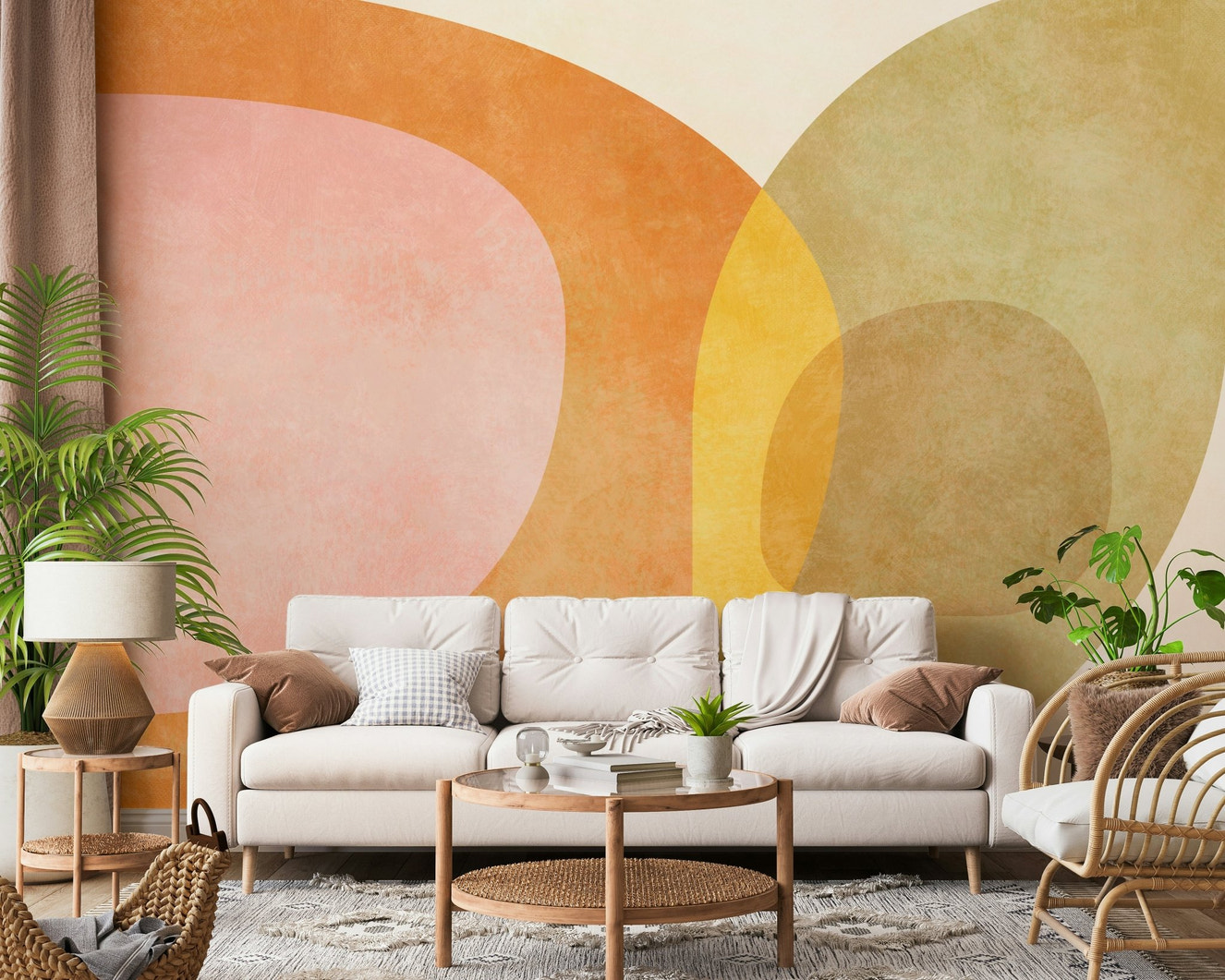 Abstract Arches Wall Mural - 2632093