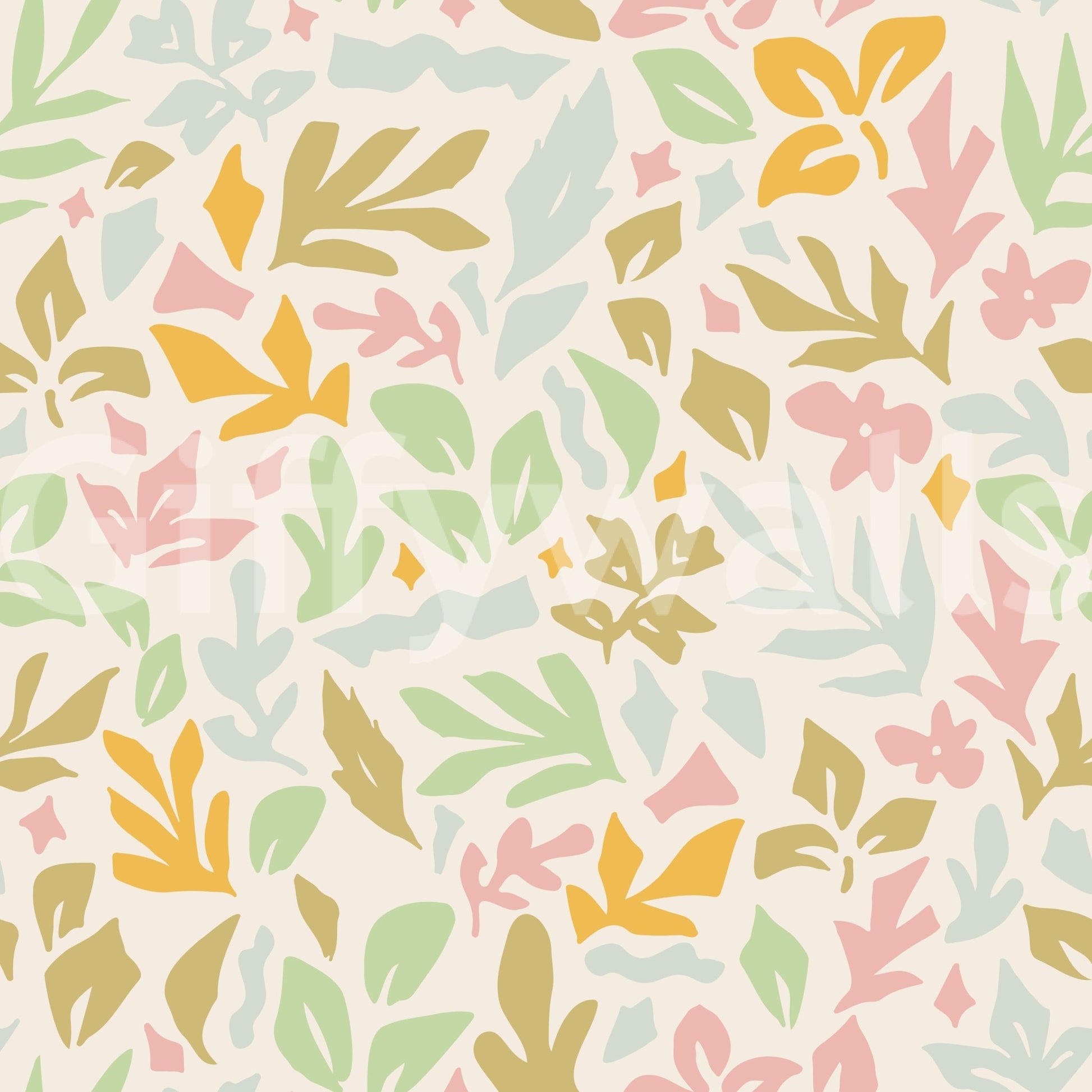 Natural light from the side highlights the design's colors.
