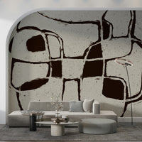 A serene subtle paint wall mural for your decor., GD5517