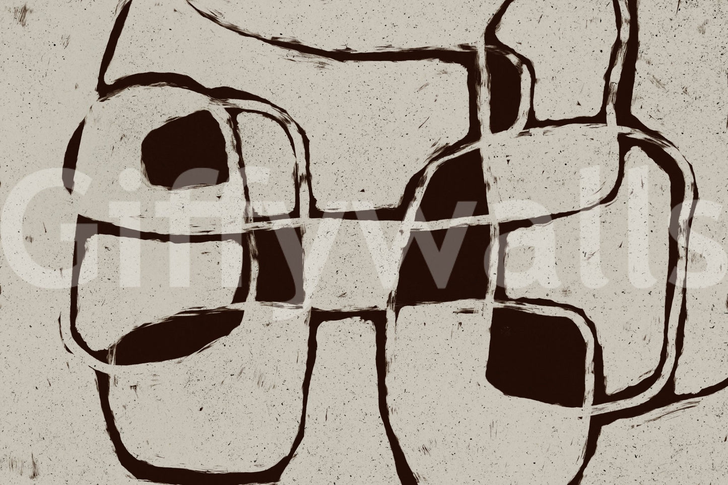 A high-quality abstract print wall mural for walls., GD5517