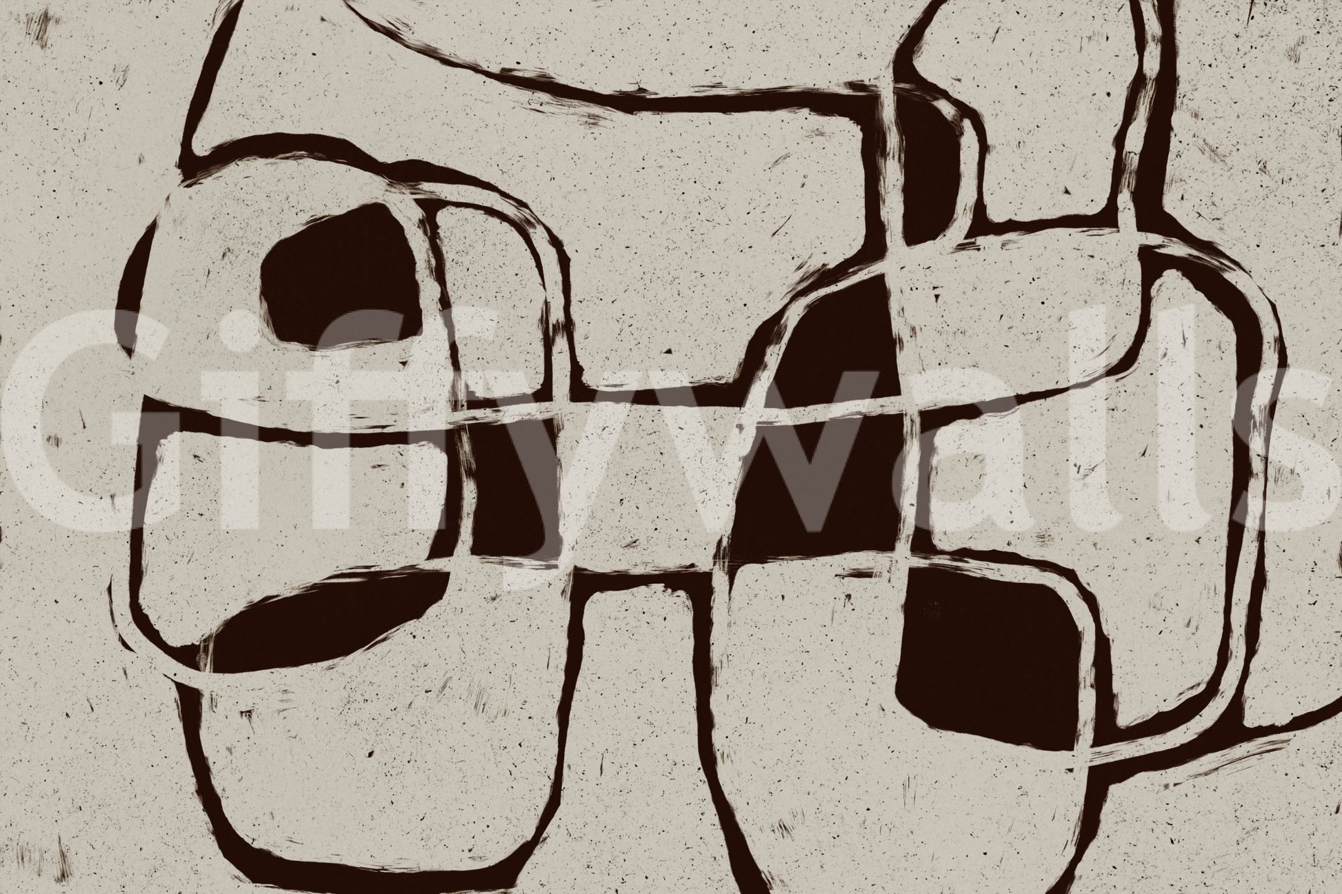 A high-quality abstract print wall mural for walls., GD5517