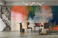 Abstract brushstroke wallpaper mural for walls, C264