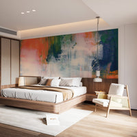 Abstract Brushstroke Wallpaper Mural - Giffywalls, C264