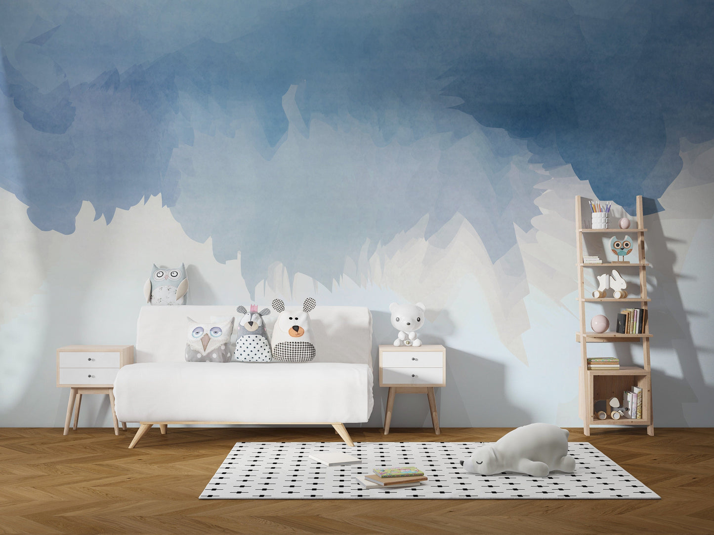 Abstract Colourful Watercolor Art Painting Wallpaper Murals - Giffywalls