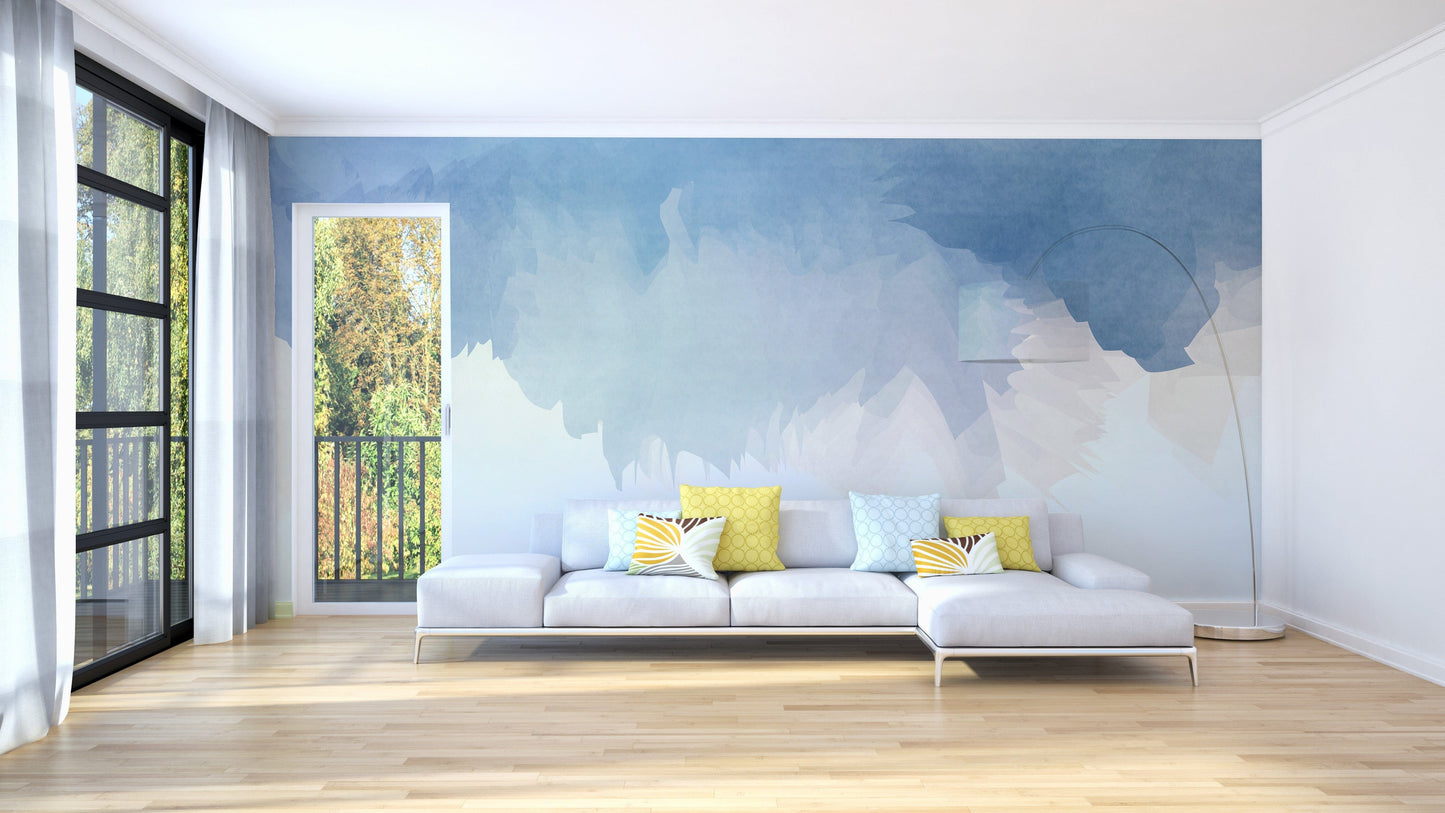 Abstract Colourful Watercolor Art Painting Wallpaper Murals - Giffywalls