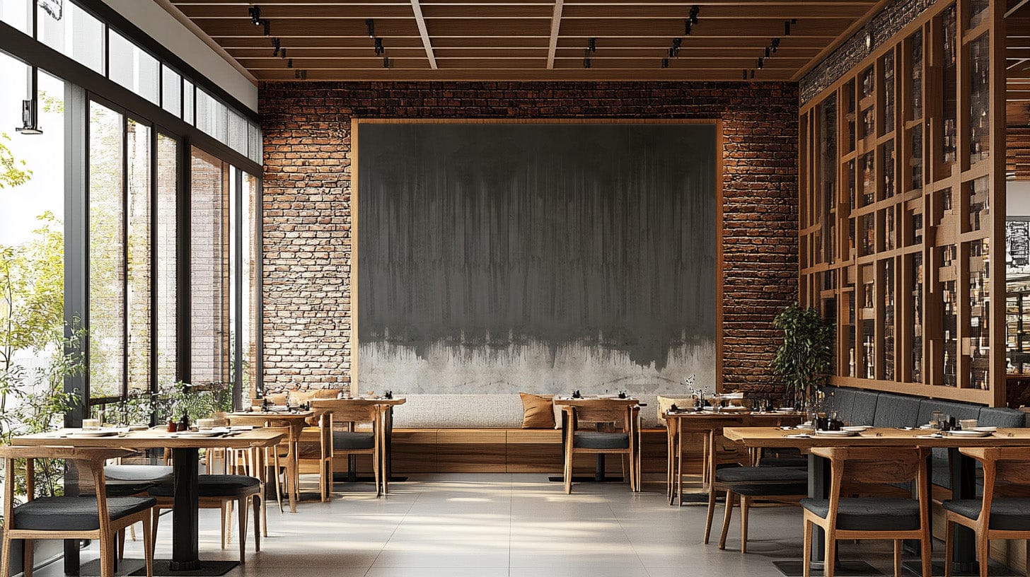 Shadowy tree line watercolour wallpaper
