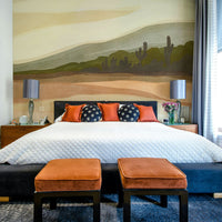 Warm earthy tones desert wallpaper for walls

