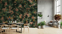 An artistic minimalist form mural for home decor., GD5694