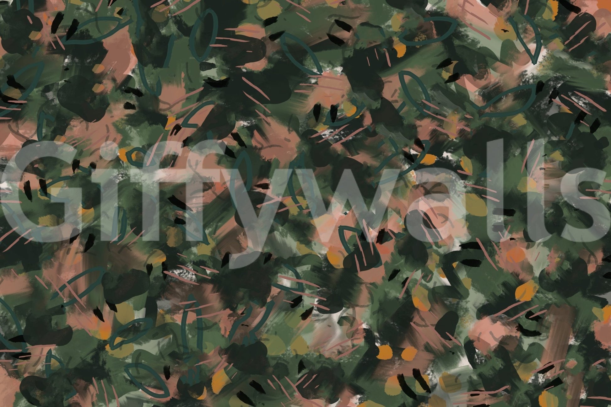 A high-quality abstract print wall mural for walls., GD5694
