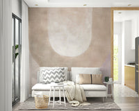 Textured earth tone wallpaper print

