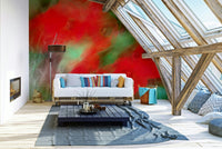 The colors are bright and cheerful, giving the space a lively feel.

