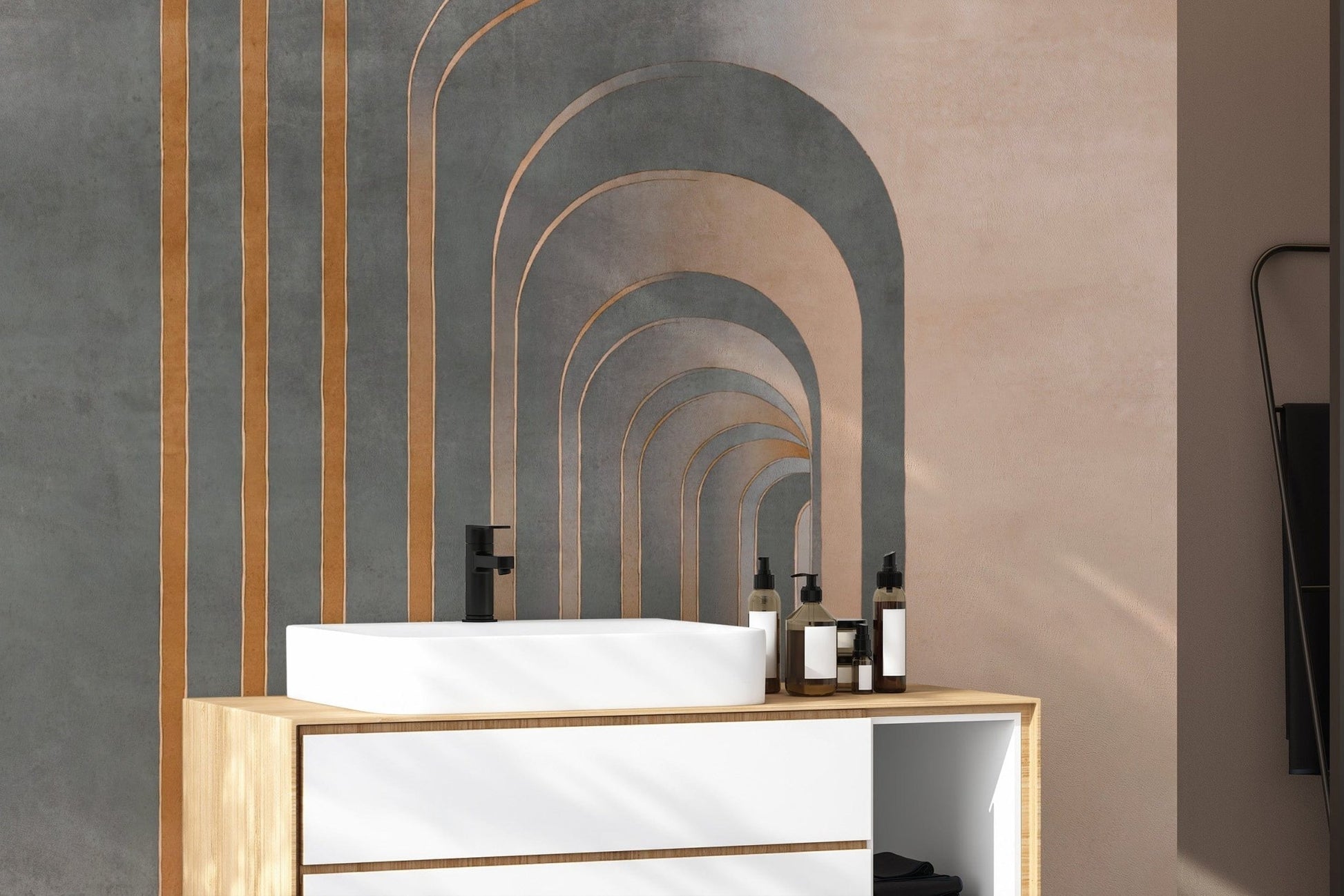 Architectural arch design wallpaper
