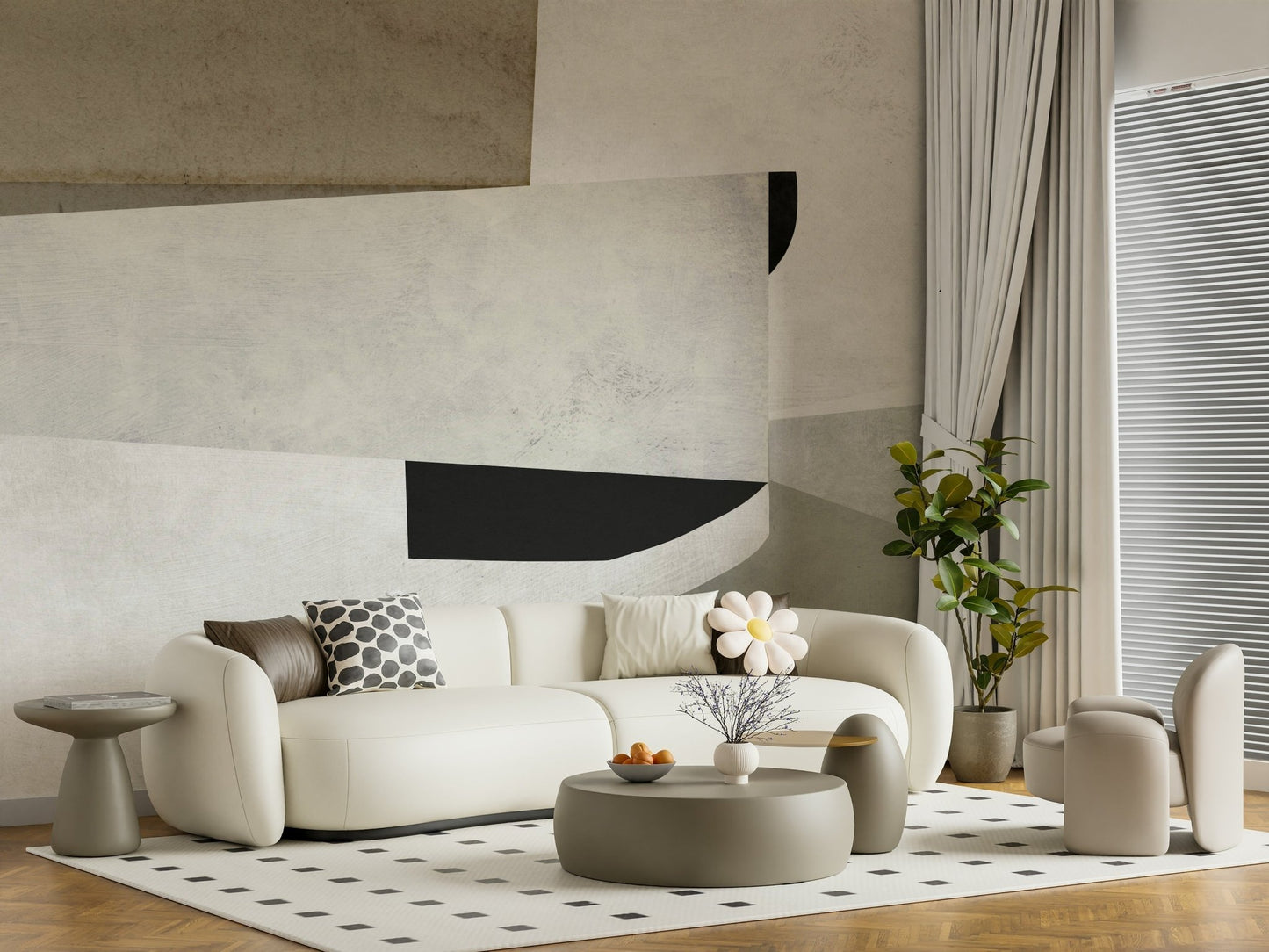 Abstract Geometry Wall Mural -2469809