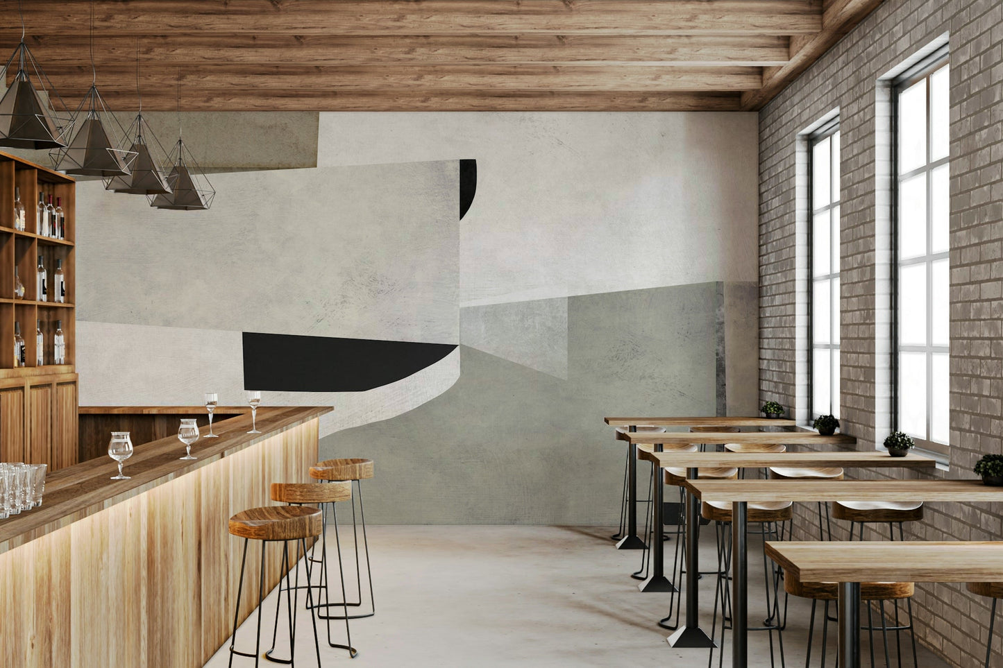 Abstract Geometry Wall Mural -2469809
