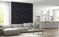 An artistic nature inspired mural for home decor.
