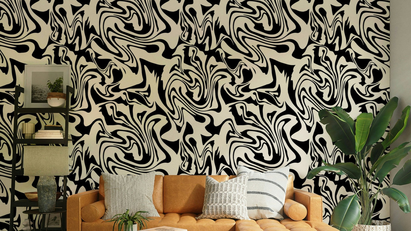 Wallpaper with a unique, modern and artistic design

