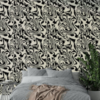 Wallpaper for walls with a calm, graceful feel

