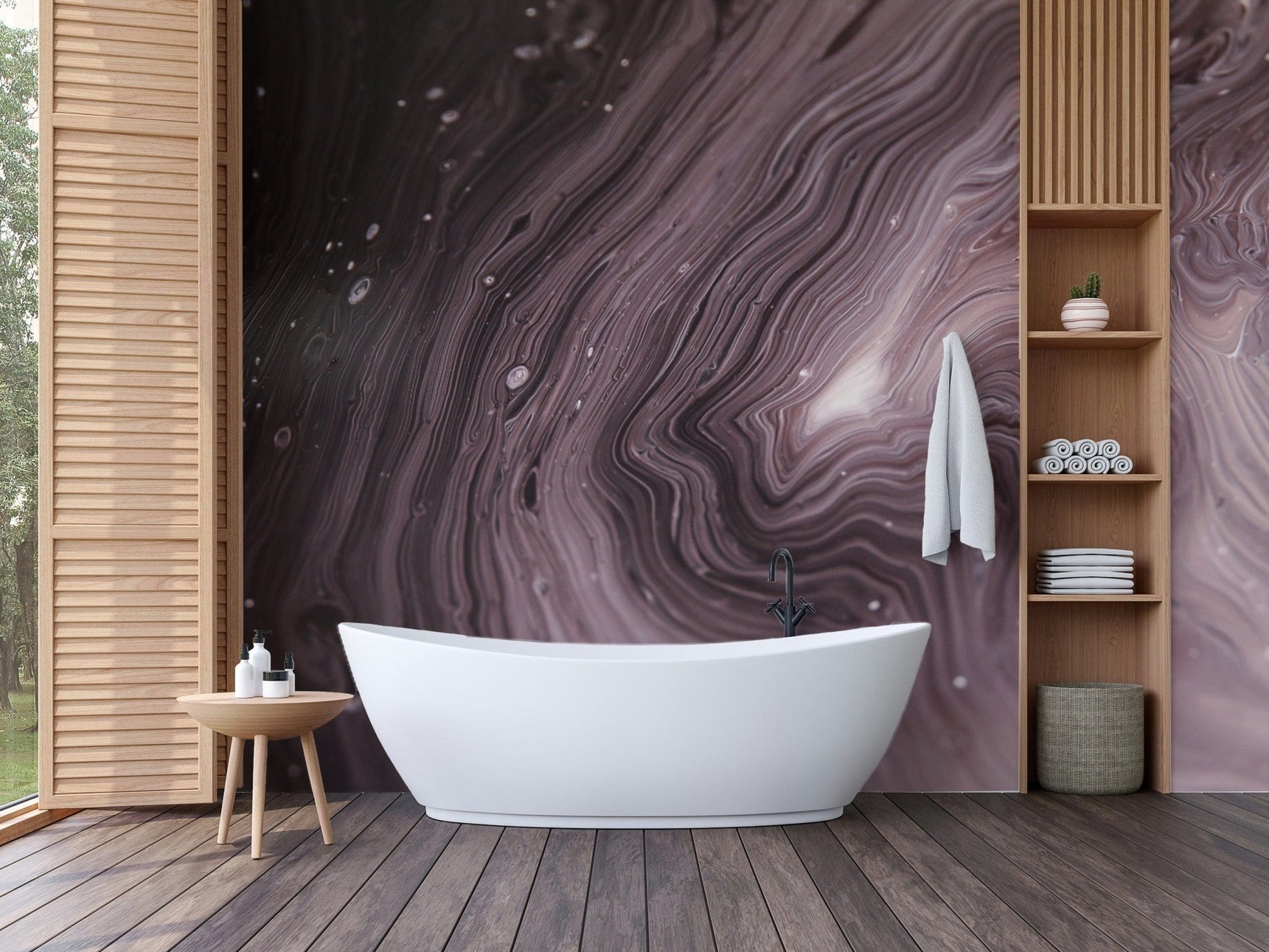 Organic marbled abstract wallpaper pattern




