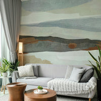 Durable wallpaper for walls with nature art

