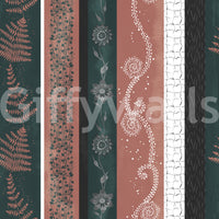 Unique striped wallpaper with a creative twist.

