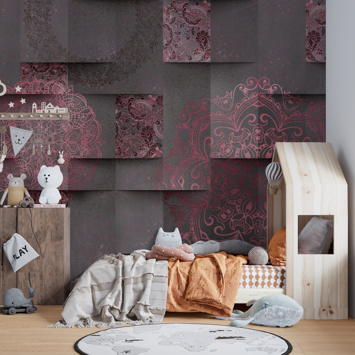 Contemporary Odyssey Pattern Wallpaper B511
