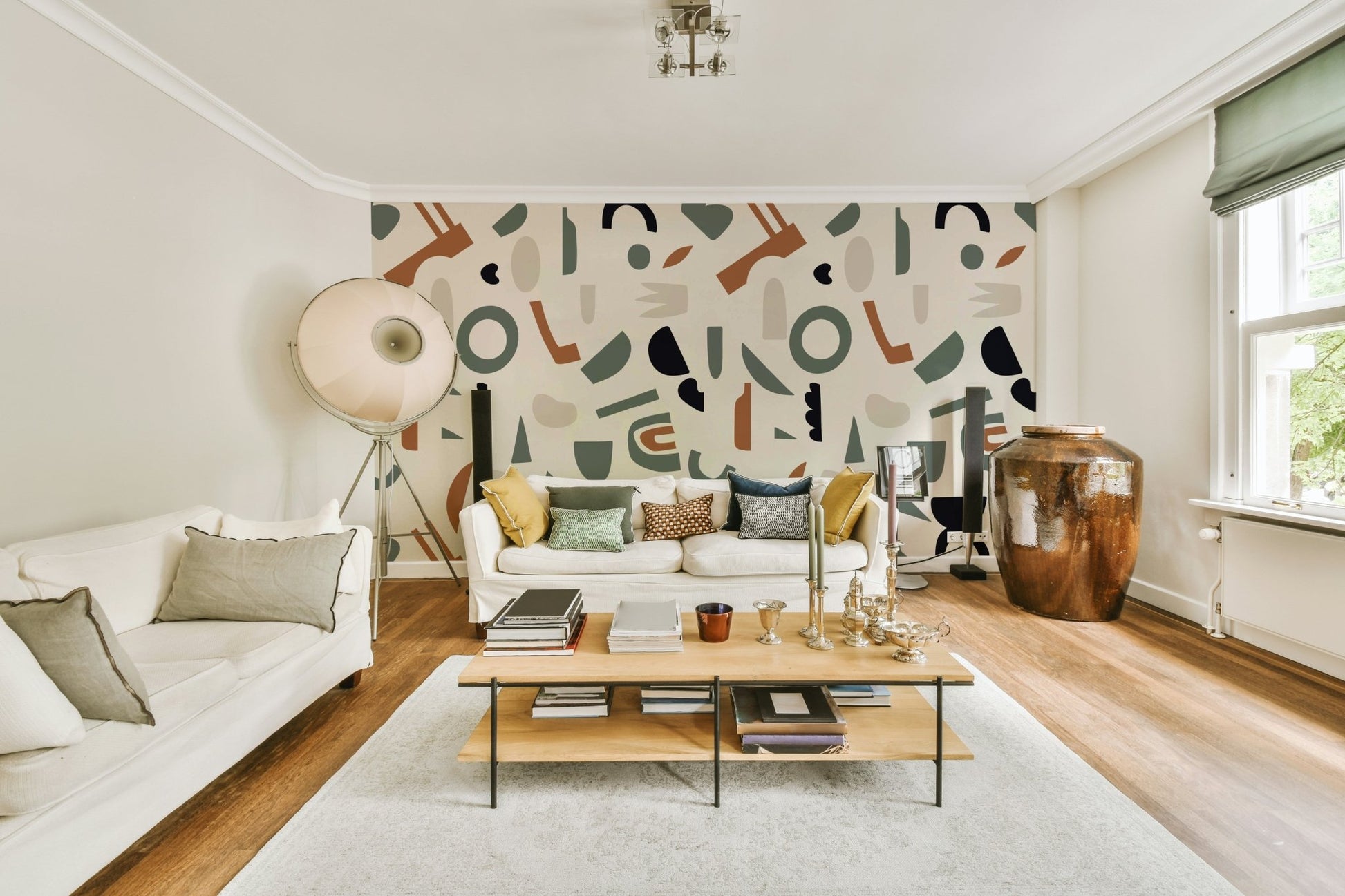 The composition is a soft, flowing pattern.

