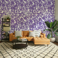 Wall mural with soft purple brushstrokes., GD4514