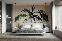 Palm silhouette abstract wall art

