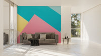 Colorful abstract wall covering
