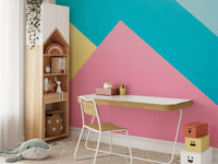 Colorful paper wallpaper design

