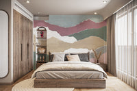 Modern abstract wallpaper with paper texture
