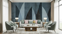 A contemplative subtle mountain wallpaper mural for a feature wall.


