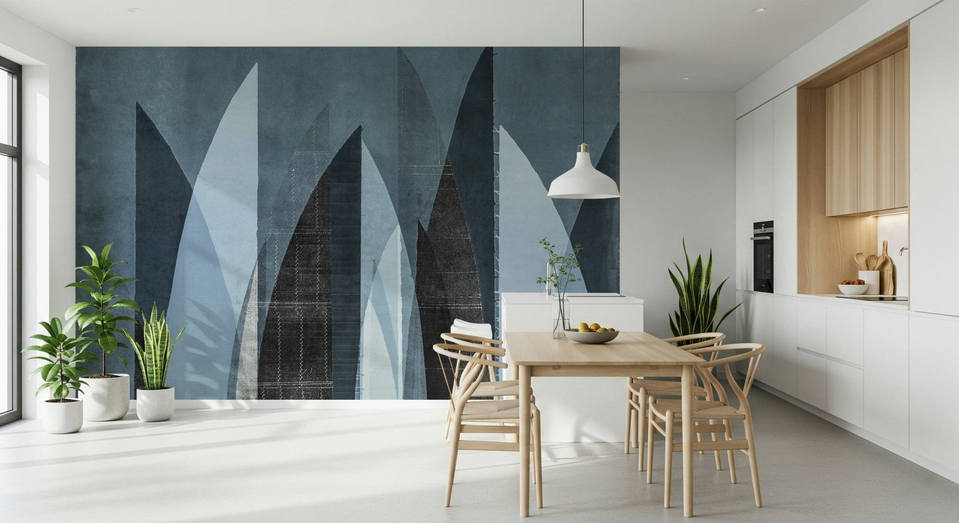 A classic abstract mountain wallpaper for walls.

