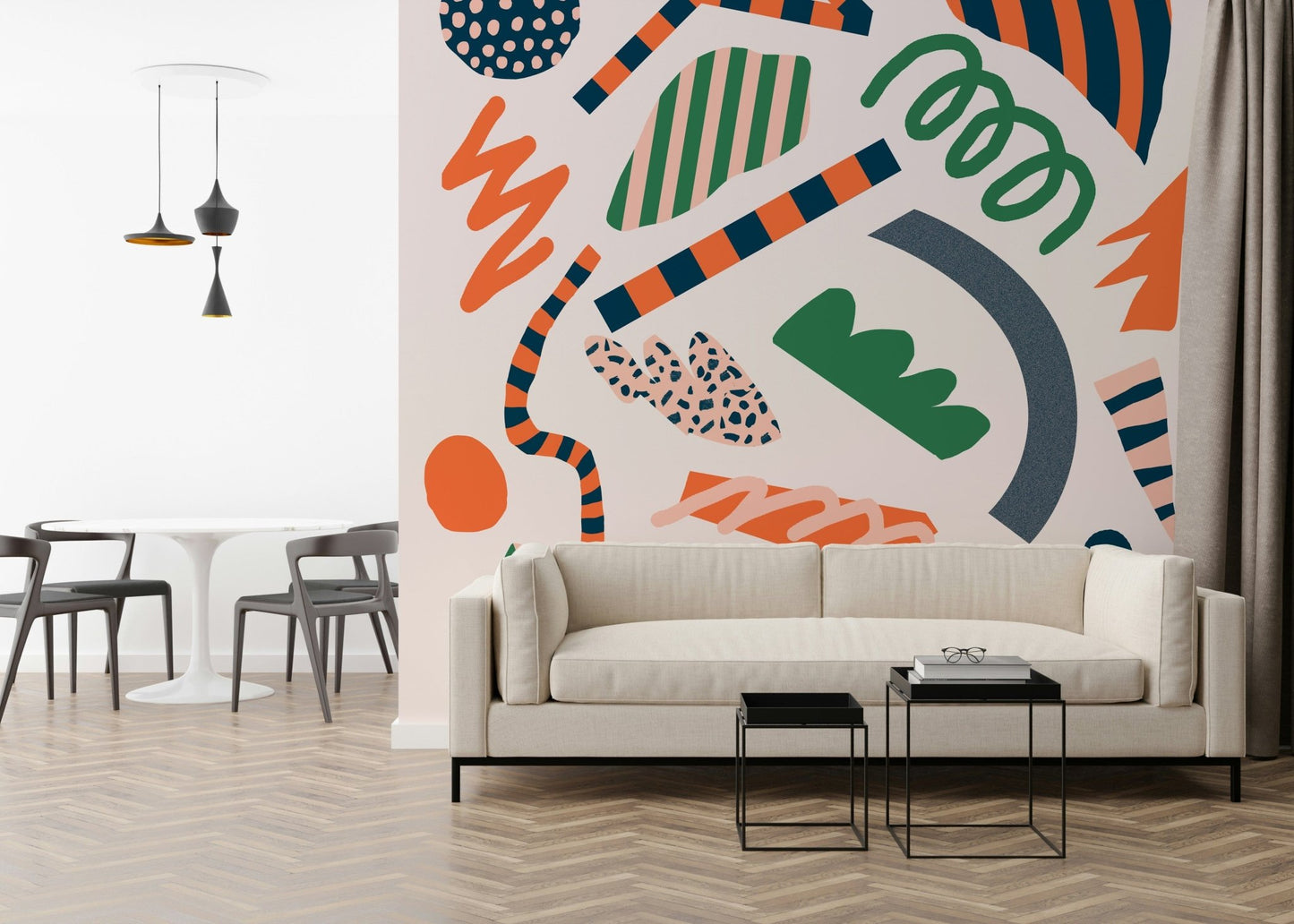 Abstract Pop Play Wall Mural