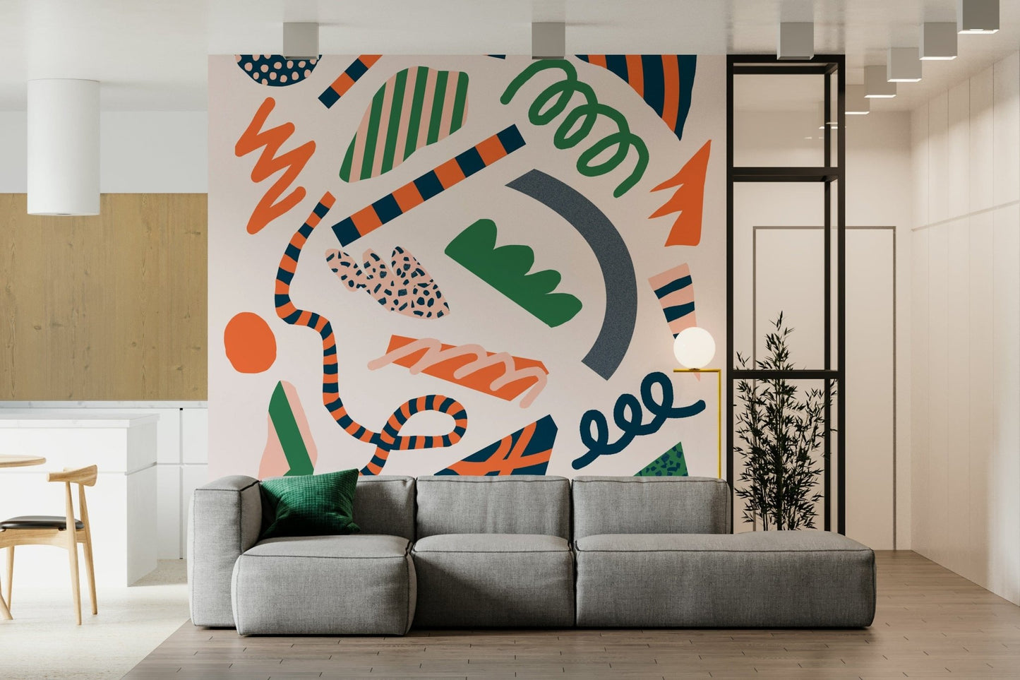 Abstract Pop Play Wall Mural