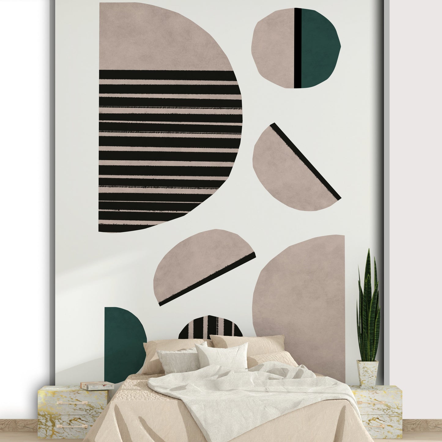 Modern abstract form illustration

