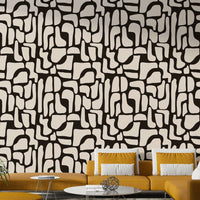 Abstract stones wall mural.

