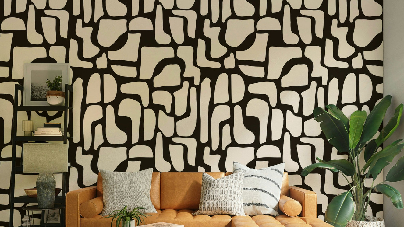 Abstract rock pattern wallpaper.
