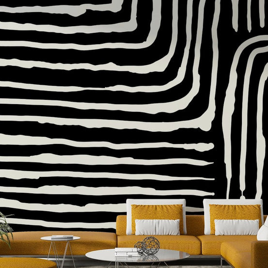 Abstract Stripe wall mural GD552

